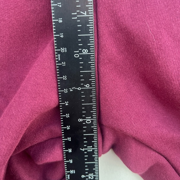 PINK Victoria's Secret Football Style Lace-up Burgundy Jogger - Picture 8 of 8